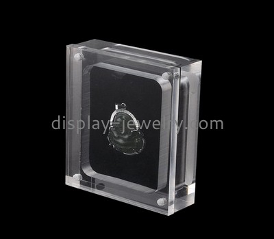 Clear acrylic pendant display box with lid ODJ-097