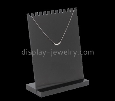 Custom black acrylic jewelry necklace display stands NDJ-808