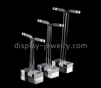 Custom acrylic T bar necklace display stands NDJ-784