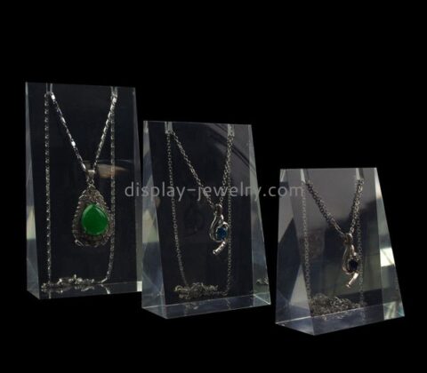 Customize lucite necklace holder stand organizer NDJ-773