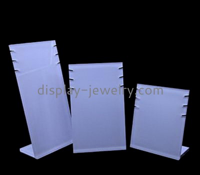 Customize acrylic white necklace display stand NDJ-770