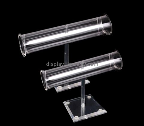 Customize lucite t bar display stand NDJ-756