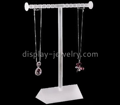 Customize perspex t bar necklace stand NDJ-753