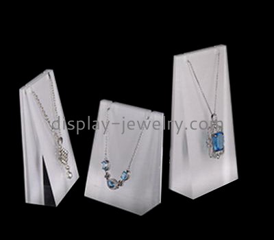 Customize acrylic jewelry necklace display NDJ-741