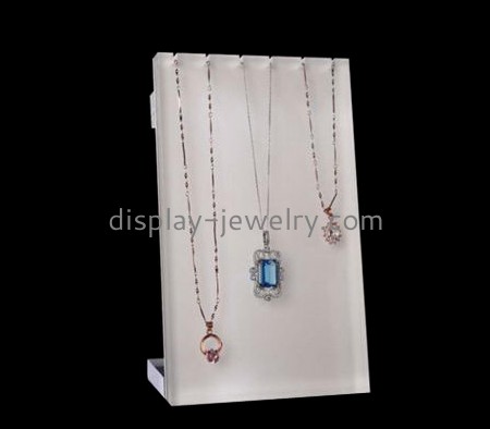 Customize perspex long necklace holder stand NDJ-722