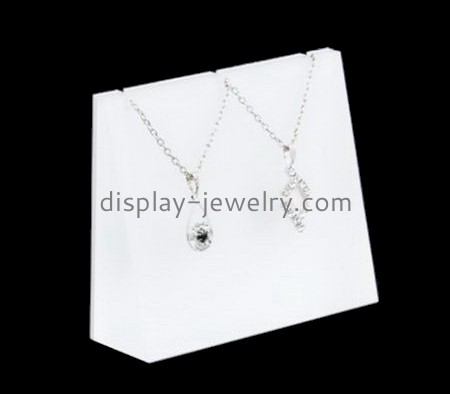 Customize lucite long necklace stand NDJ-713