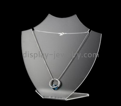 Customize plexiglass necklace bust display stand NDJ-617