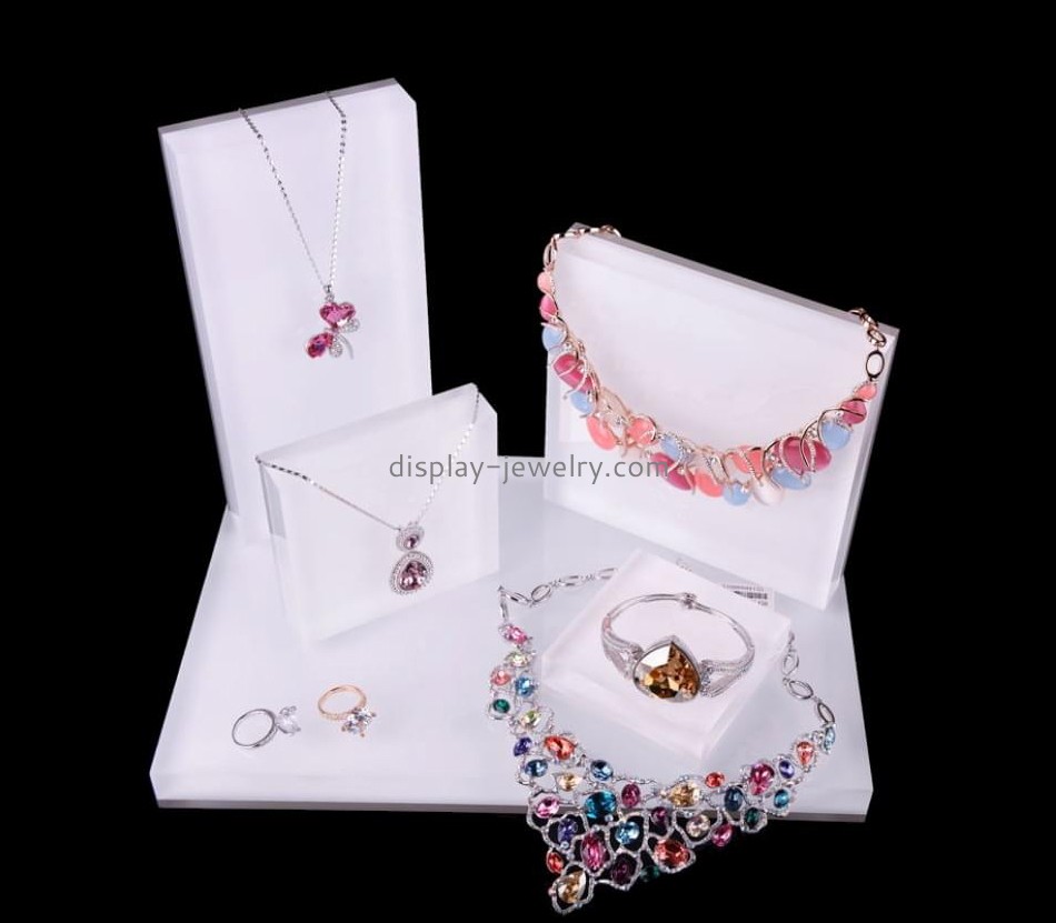 Customize acrylic necklace and earring stand NDJ-613