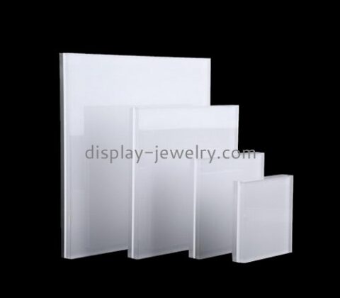 Customize lucite white necklace display stand NDJ-592