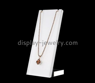 Customize white acrylic necklace stand NDJ-571