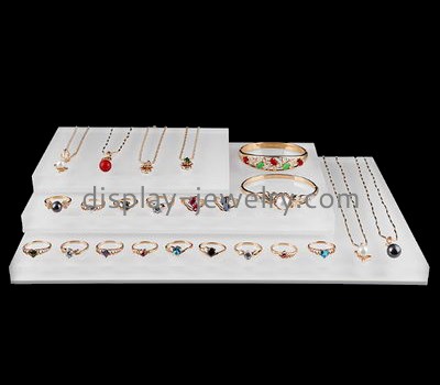 Customize white necklace and earring holder organizer NDJ-563