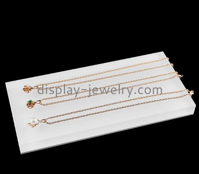 Customize white necklace holder for long necklaces NDJ-562