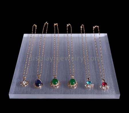 Customize acrylic gold necklace holder NDJ-548