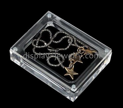 Customize clear acrylic jewelry display cases NDJ-513