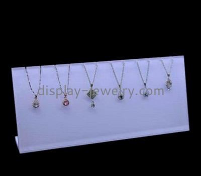 Bespoke white acrylic jewelry display sets NDJ-486