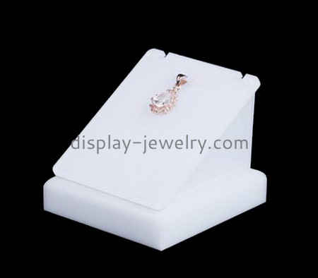 Bespoke white acrylic retail jewelry display NDJ-459