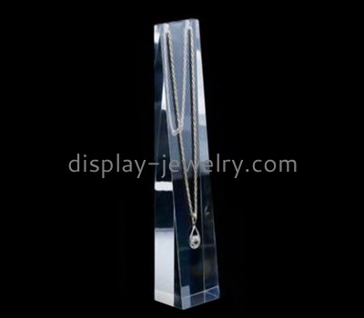 Customized acrylic long necklace display NDJ-381