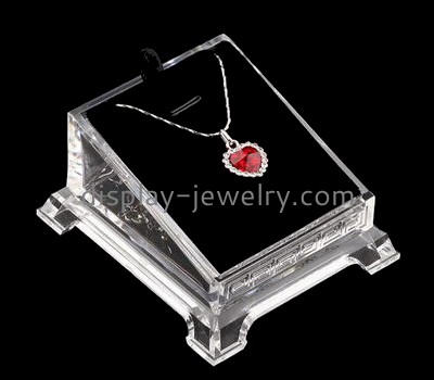 Custom and wholesale acrylic cheap jewelry necklace holder NDJ-362