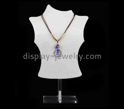 Acrylic company custom plexiglass necklace bust stand NDJ-337