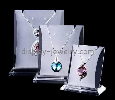 Acrylic manufacturing company custom jewellery necklace display stands NDJ-336