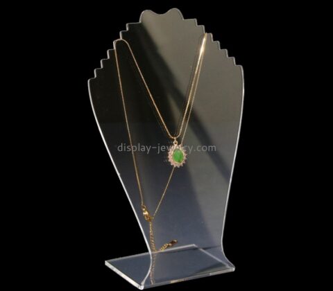 Acrylic display manufacturers custom lucite display necklace stands NDJ-332