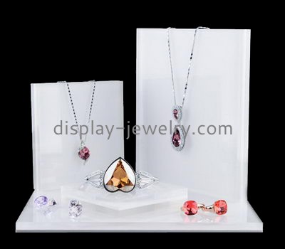 Jewelry display factory customized acrylic necklace stand for long necklaces NDJ-298