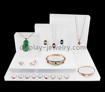 Acrylic products manufacturer customized acrylic necklace organizer tray holder NDJ-293