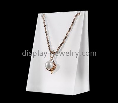 Jewelry display factory customized white acrylic jewellery necklace stand NDJ-282