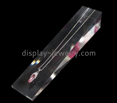 Jewelry display manufacturers customized acrylic jewelry tall necklace display stand NDJ-281