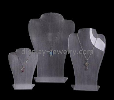 Acrylic display manufacturers custom necklace holders display busts for jewellery NDJ-241