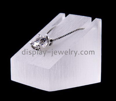 Plexiglass manufacturer custom white acrylic jewelry necklace display stand NDJ-228