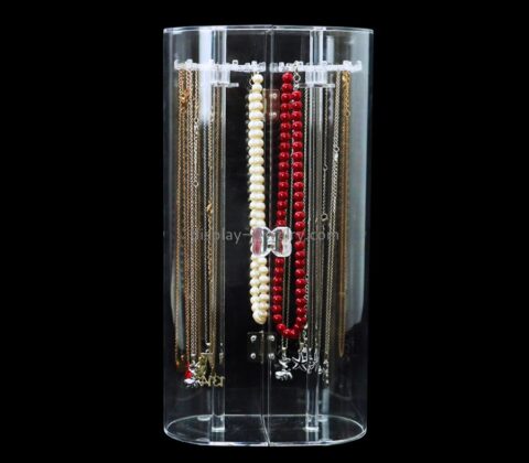 China acrylic manufacturer custom acrylic jewelry display cases ring necklace holder NDJ-224