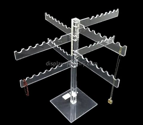 Display manufacturers custom acrylic necklace tree stand jewellery display NDJ-222