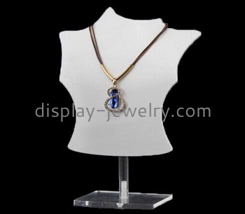 Acrylic display factory custom acrylic modern jewelry necklace display bust NDJ-206