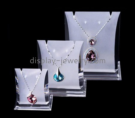 Acrylic display manufacturers custom acrylic cheap jewelry necklace stand displays wholesale NDJ-204