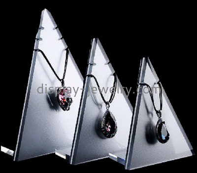 Wholesale acrylic necklace jewellery shop display stands NDJ-196