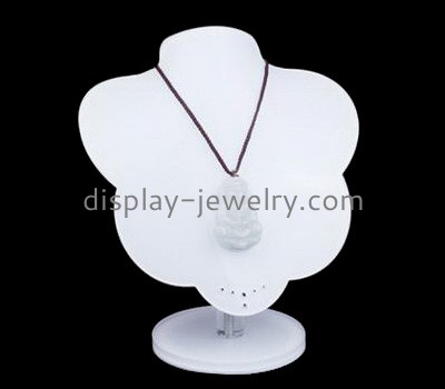 Custom acrylic jewellery necklace display busts holders and stands wholesale NDJ-195