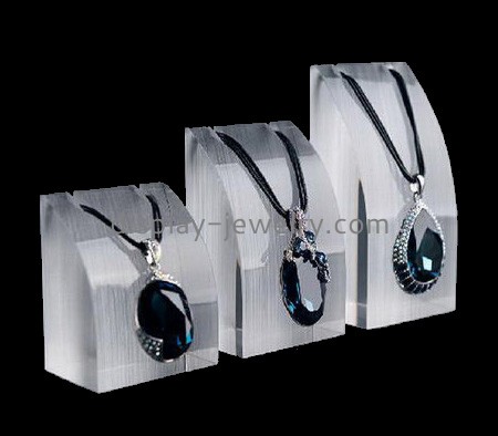 Custom acrilic cheap jewellery necklace display stands NDJ-185