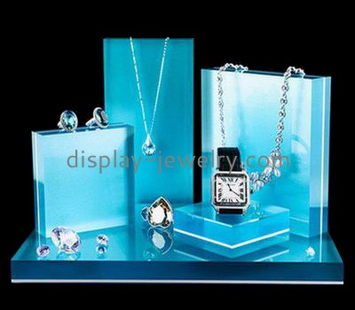 Custom design acrylic jewelry earring and necklace display stands & holders NDJ-174