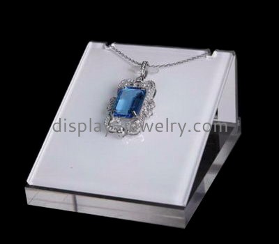 Custom acrylic counter top cheap bust for jewelry necklace display stands NDJ-167