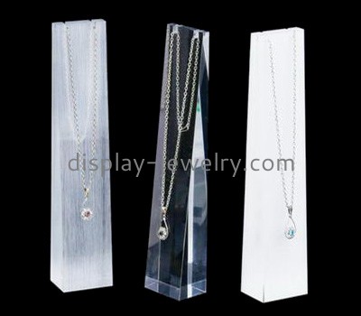 Custom acrylic large jewellery necklace holder stand shop display NDJ-146