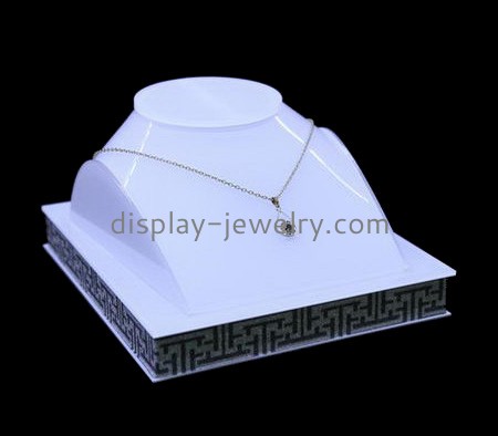 Custom acrylic product jewelry display bust stands for necklace NDJ-143