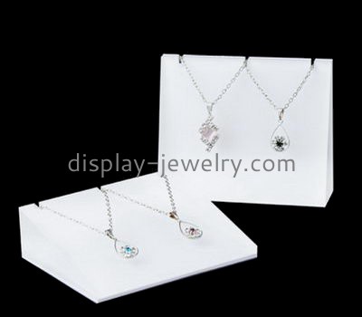 Custom acrilic display retail jewelry display necklace display stands wholesale NDJ-071