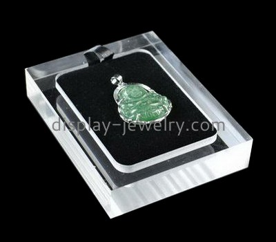 Custom acrylic plastic retail displays jewelry store displays wholesale large necklace stand NDJ-050