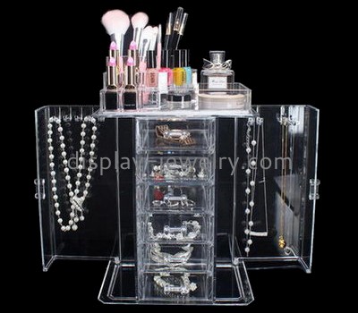 Custom design acrylic tiered display necklace jewelry stand jewelry holder for necklaces NDJ-047