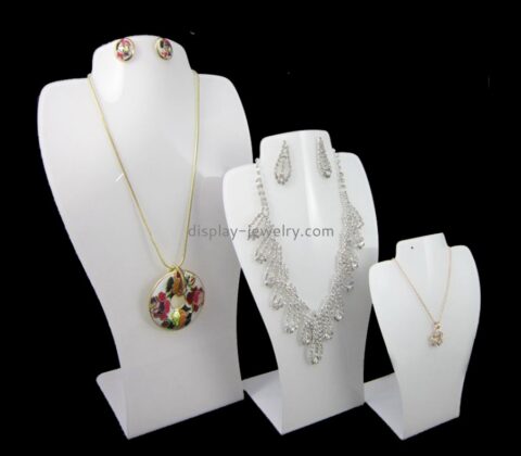 Customized acrylic lucite holders tall necklace display jewellry display stands NDJ-036