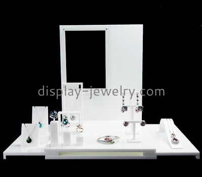 Customized clear acrylic display stands display necklace stands necklace and earring display NDJ-027