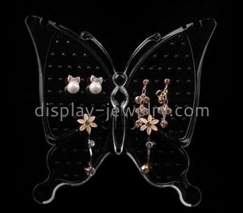 Acrylic factory customize plexiglass earring display rack lucite earring display stand EDJ-525