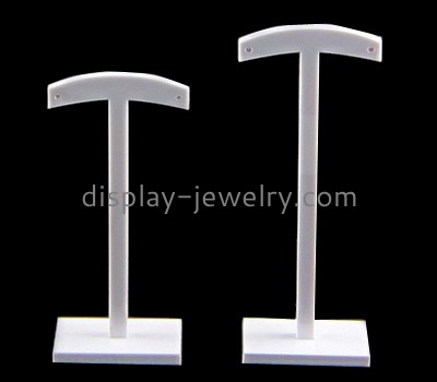 Plexiglass supplier customize perspex T shape earring display stands EDJ-521