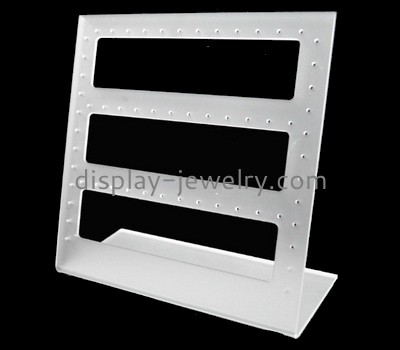 Custom retail acrylic earring display bar perspex ear stud display stand EDJ-506